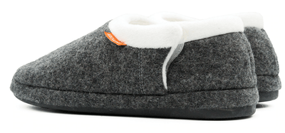 ARCHLINE Orthotic Slippers CLOSED Arch Scuffs Orthopedic Moccasins Shoes - Grey Marle - EUR 40