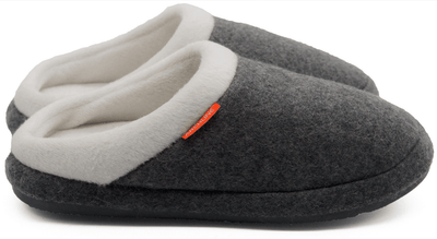 ARCHLINE Orthotic Slippers Slip On Arch Scuffs Orthopedic Moccasins - Grey Marle - EUR 36
