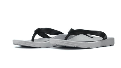 ARCHLINE Orthotic Thongs Arch Support Shoes Footwear Flip Flops Orthopedic - White/Black - EUR 45
