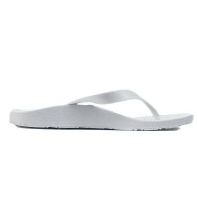 ARCHLINE Orthotic Thongs Arch Support Shoes Footwear Flip Flops Orthopedic - White/White - EUR 45