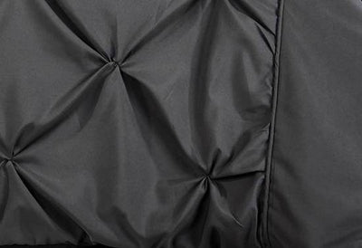 Luxton King Size Charcoal Diamond Pintuck Quilt Cover Set(3PCS) - Payday Deals