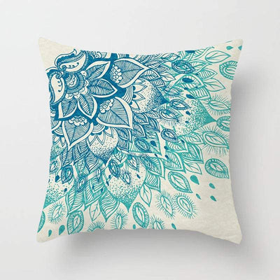 Luxton Aqua Blue Turquoise Cushion Covers 4pcs Pack - Payday Deals