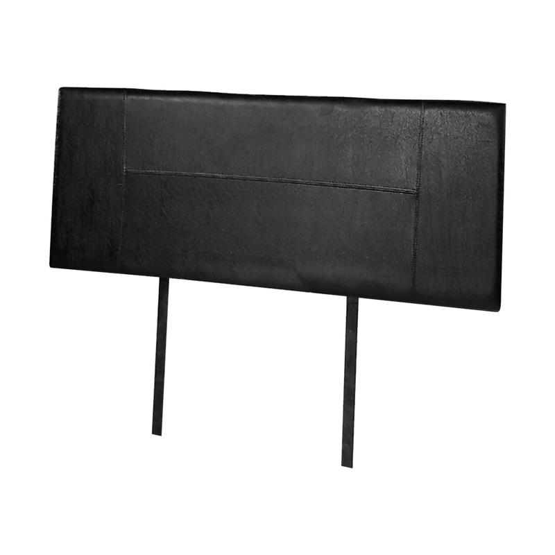 PU Leather Double Bed Headboard Bedhead - Black