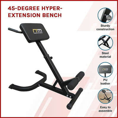 45-Degree Hyperextension Bench
