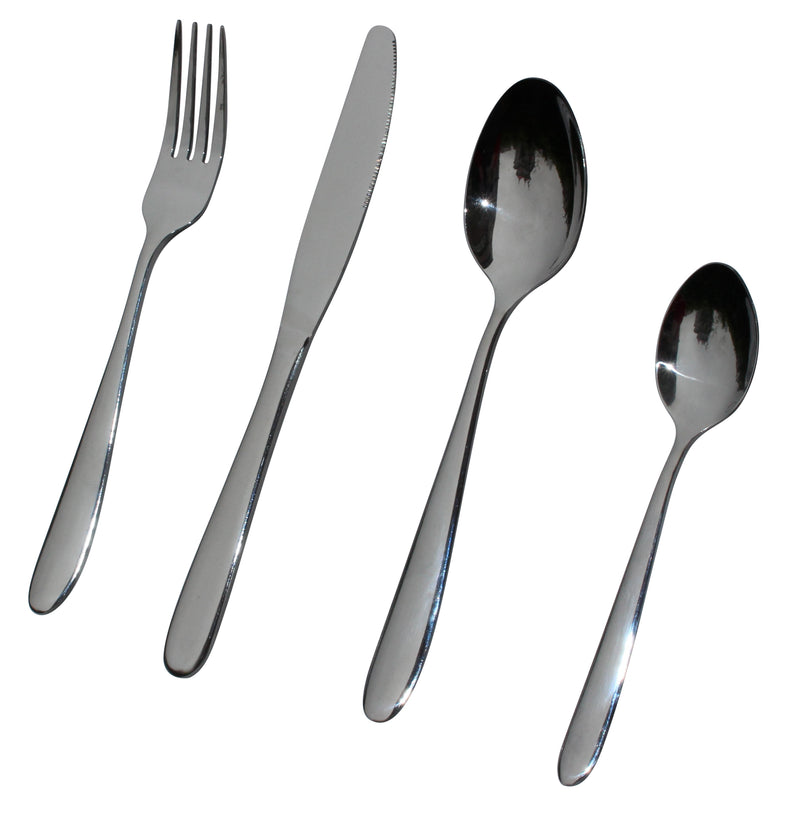 32 Piece Stainless Steel Cutlery Set Knives Fork Spoon Teaspoon - Payday Deals
