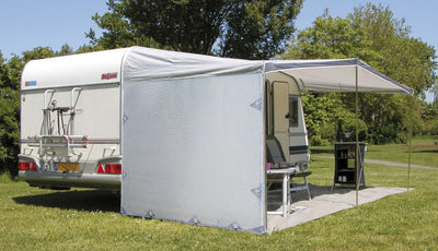 Pop Top Caravan Privacy Screen Sun Shade Side Extension 2.1 x 1.8m - Payday Deals