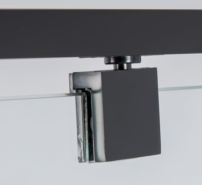 Semi Frameless Shower Screen (114~122)x 195cm & (89~92)x 195cm Side AS/NZS Glass - Payday Deals