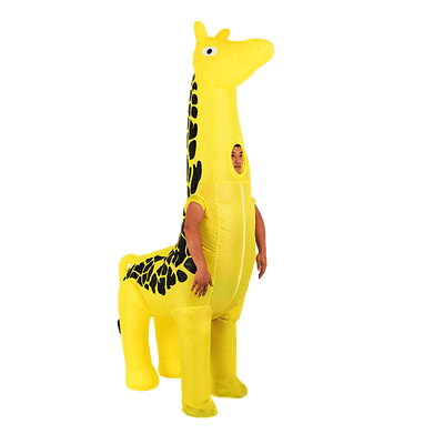 Giraffe Fancy Dress Fan Inflatable Costume Suit