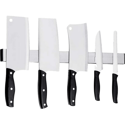 51cm Strong Magnetic Wall Mounted Kitchen Knife Magnet Bar Holder Display Rack Strip - Payday Deals