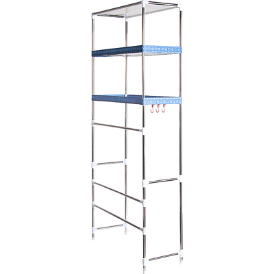 Storage Shelves Shelf 3 Tier Rack Portable Laundry Stand Unit Organiser