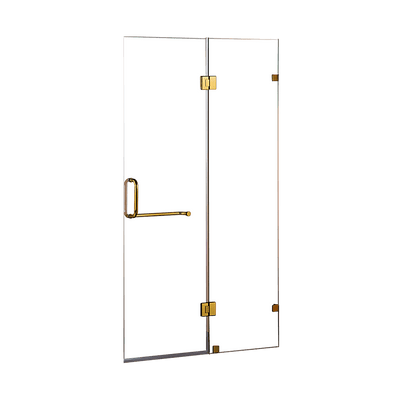 110 x 200cm Wall to Wall Frameless Shower Screen 10mm Glass By Della Francesca