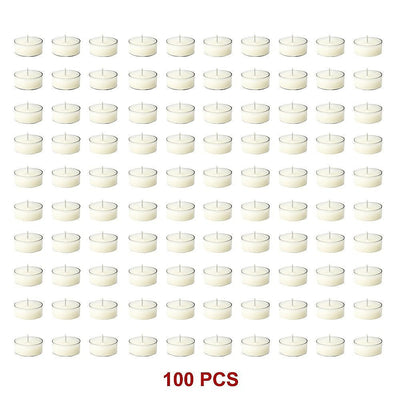 Bulk Buy Unscented SOY WAX Tealights, Soy Wax Tealight Candles - (100pc per set)