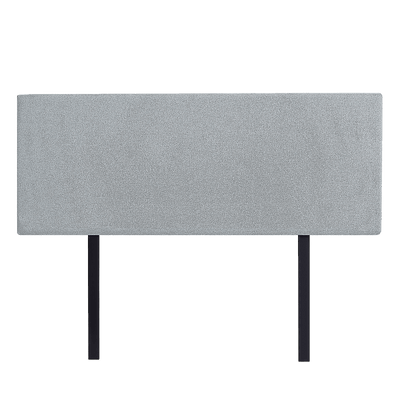 Linen Fabric Queen Bed Deluxe Headboard Bedhead - Stone Grey