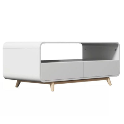 Merlin White Modern Retro Coffee Table - Payday Deals