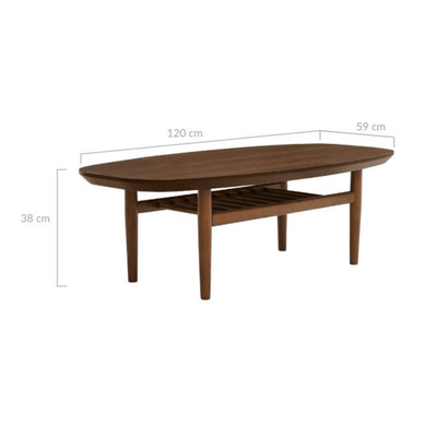 Pierre Walnut Coffee Table