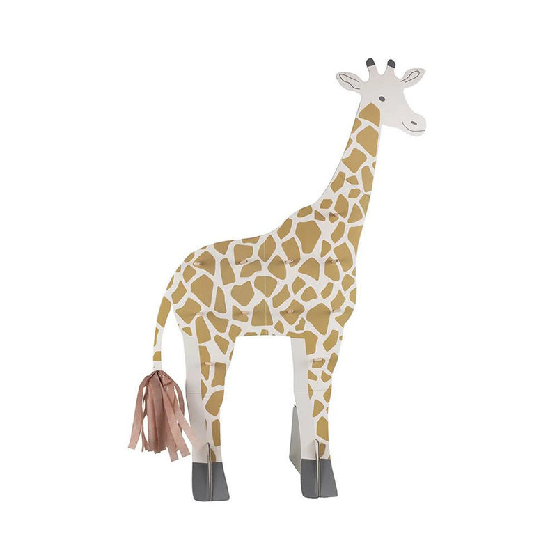 Wild Jungle Treat Stand Giraffe Shaped Donut Stand with Tissue Tassel Tail