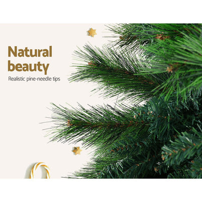 Jingle Jollys Christmas Tree 2.1M Xmas Trees Decorations Pine-Needle 1584 Tips - Payday Deals