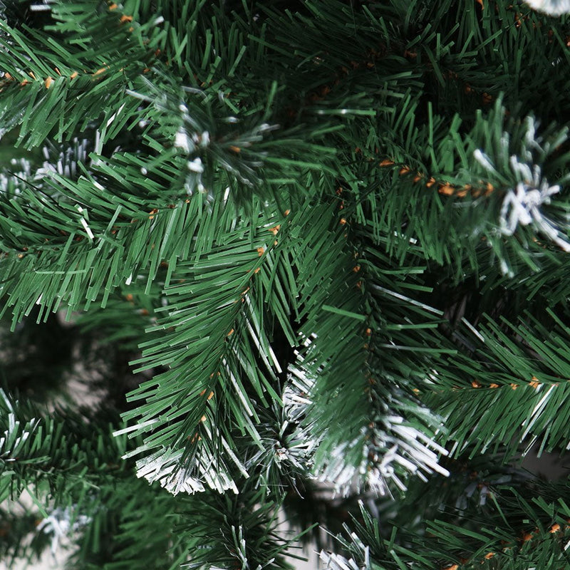 Jingle Jollys Christmas Tree 2.1M Xmas Trees Decorations Snowy 1250 Tips - Payday Deals