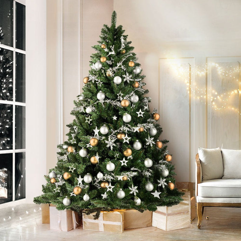 Jingle Jollys Christmas Tree 2.1M Xmas Trees Green Decorations 1000 Tips - Payday Deals