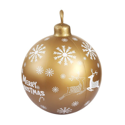 Jingle Jollys Christmas Inflatable Ball 60cm Decoration Giant Bauble Gold