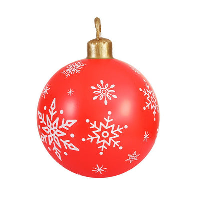 Jingle Jollys Christmas Inflatable Ball 60cm Decoration Giant Bauble Red