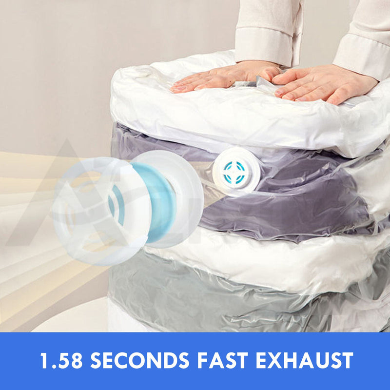 A+Living Vacuum Compression Clothing Quilt Capacity Finishing Household Storage Bag M Payday Deals