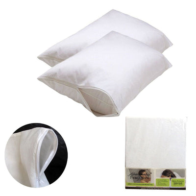 Abercrombie and Ferguson Twin Pack Jersey Cotton Pillow Protectors 50 x 75 cm Payday Deals