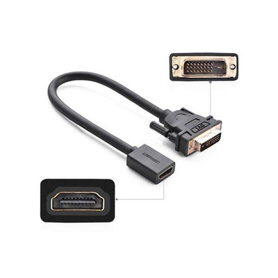 UGREEN DVI male to HDMI female adapter cable (20118) - Payday Deals