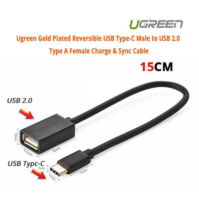 UGREEN USB Type-C Male to USB 2.0 Type A Female Charge & Sync Cable (30175) - Payday Deals