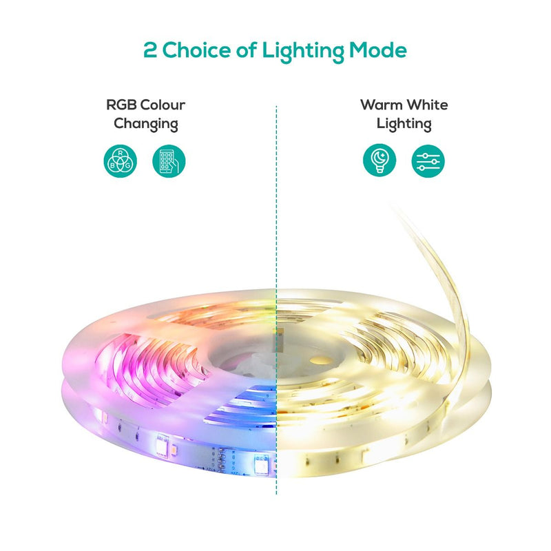 activiva 2m IP65 Smart RGB & Warm White LED Strip Lights Payday Deals