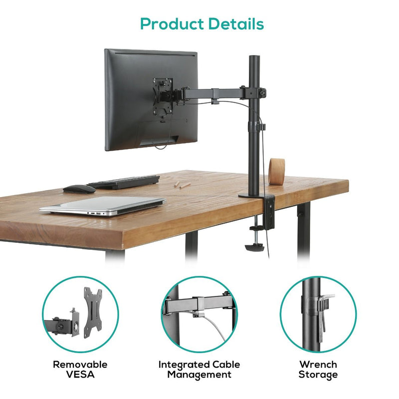 activiva ErgoLife Single Monitor Screen Double Joint Monitor Arm Payday Deals