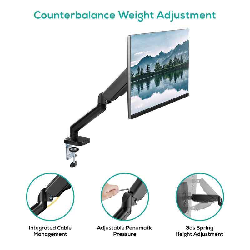 activiva ErgoLife Single Monitor Screen Steel Gas Spring Monitor Arm Payday Deals