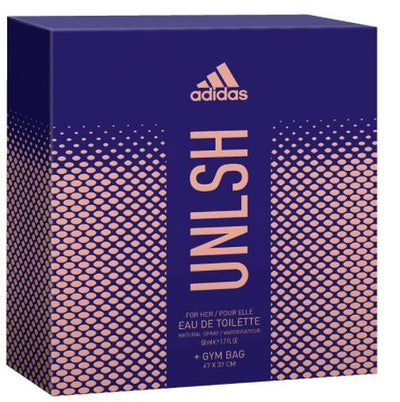 Adidas Gift Set For Her Unlsh 50Ml Natural Spray + Gymbag 47Cm X 37Cm