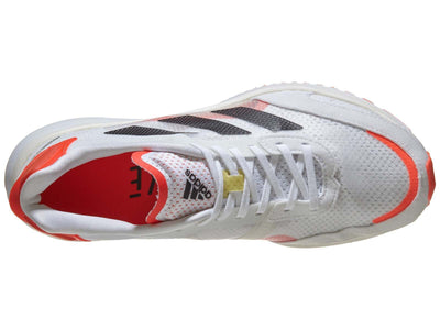 Adidas Men's Adizero Boston 10 Shoes Runners Sneakers - White/Black/Red Payday Deals