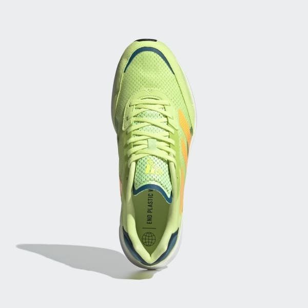 Adidas Mens Adizero Boston 10 Sneakers Runners Shoes Marathon Run - Green Payday Deals
