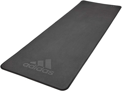 Adidas Professional Yoga Mat Exercise Training Floor Gym Fitness Judo Pilates - Black Payday Deals