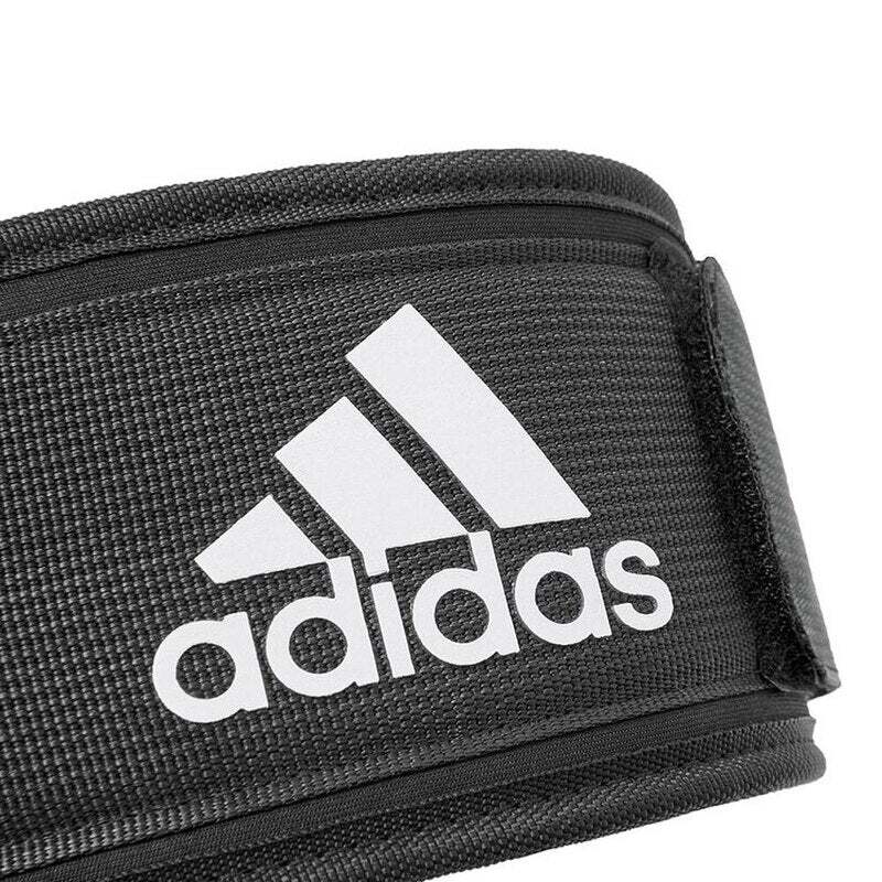 Adidas Weight Lifting Belt Bodybuilding Back Support Gym Training XL - Black Payday Deals