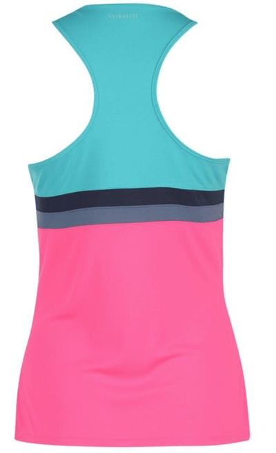 Adidas Women's Club Sleeveless Tank Top Climalite Tennis Sport - Hi-Res Aqua Payday Deals