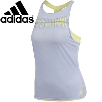 Adidas Women's Melbourne Tank Top Climacool Fitted Tennis Sport - Chalk Blue Payday Deals