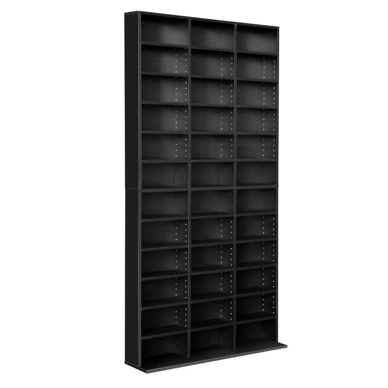 Artiss Adjustable Book Storage Shelf Rack Unit - Black Payday Deals