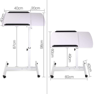 Adjustable Computer Stand - White