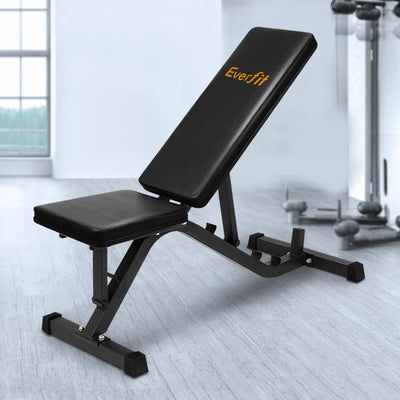 Adjustable FID Weight Bench Flat Incline Fitness Gym Equipment