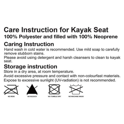 Adjustable Kayak Backrest with Straps