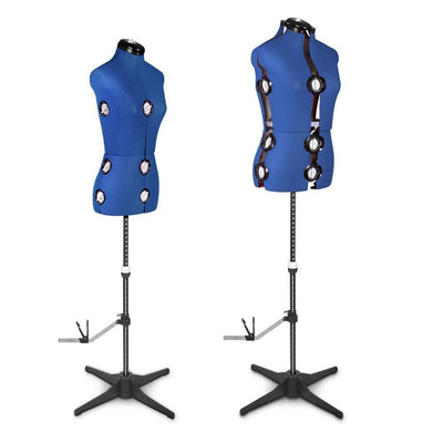 Adjustable Mannequin Cloth Display Tailor Dressmaker - Blue