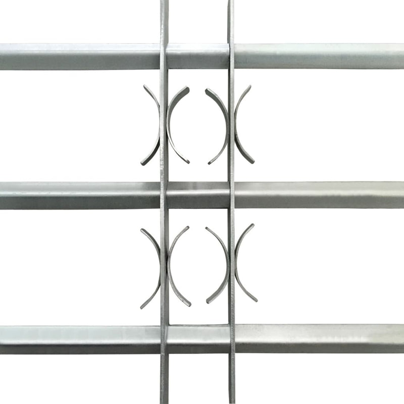 Adjustable Security Grille for Windows with 3 Crossbars 1000-1500mm Payday Deals