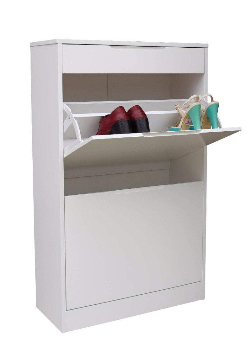 Adrianne Shoe Storage Cabinet 2 Drawer Shoe rack 1 Drawer Accessories
