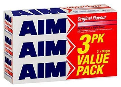 Aim 90G Pk3 Toothpaste Original Flavour Value Pack Payday Deals
