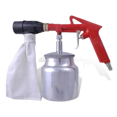 Air Sand Blasting Kit Sand & Nozzles Included Payday Deals