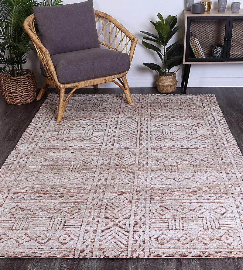 Alayah Tribal Rust Rug 200x290 cm Payday Deals