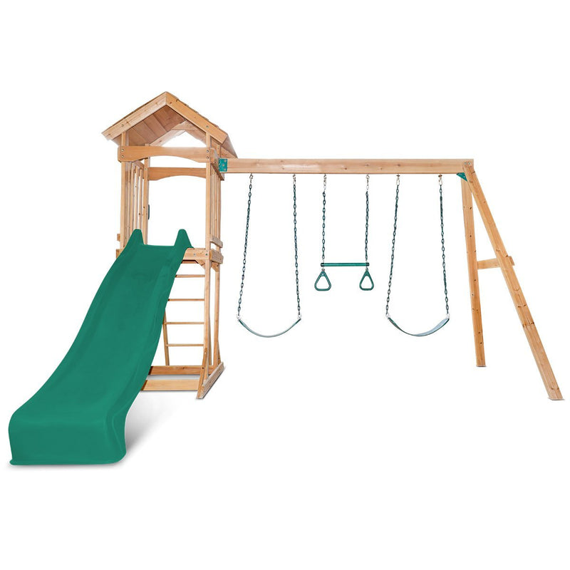 Albert Park Swing & Play Set (Green Slide) Payday Deals